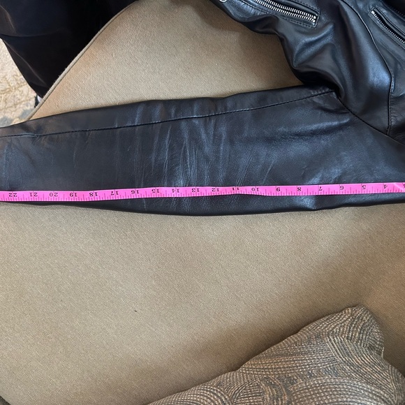 Schott NYC Women's Black Leather Jacket - Picture 4 of 5